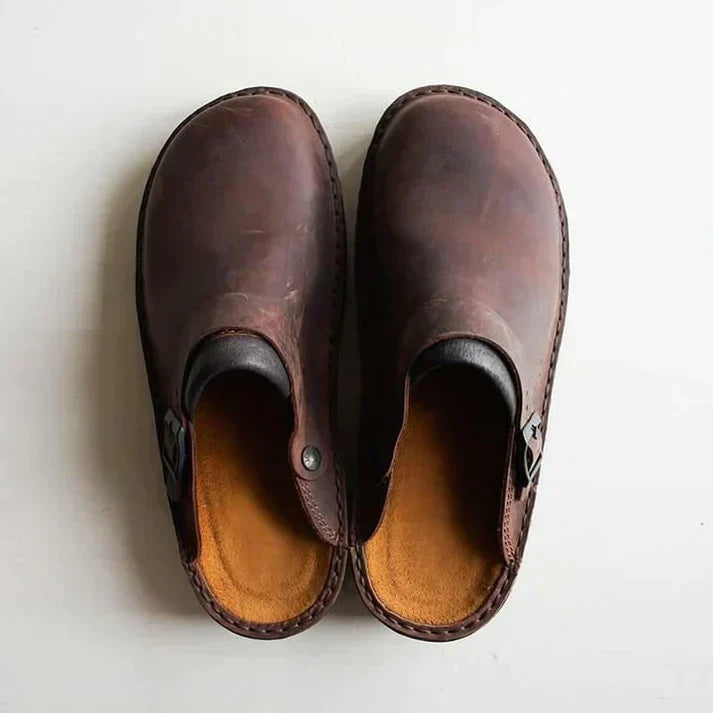 TOBY - SUPPORTIVE LEATHER CLOGS