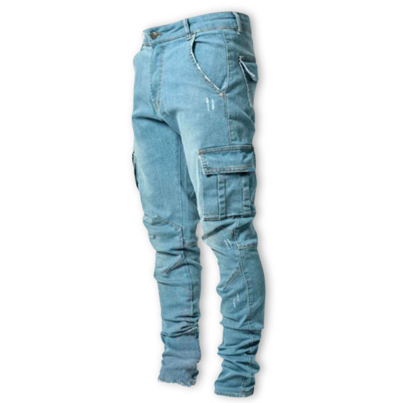 HUNTER - STRETCH JEANS WITH MULTIPLE POCKETS